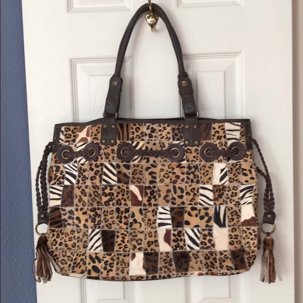 Multi Animal Print Pattern Bag